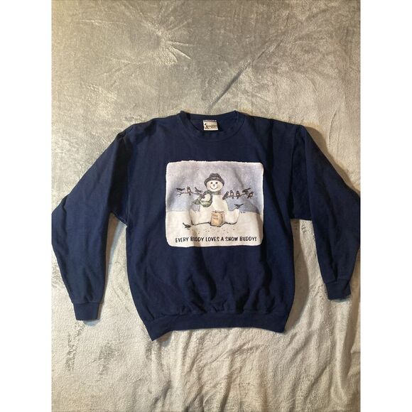 Disney Other - Made In USA Vintage Medium Walt Disney World 2000‎ Y2K Blue Sweatshirt